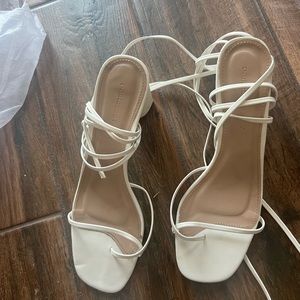 Princess Polly lace up heels